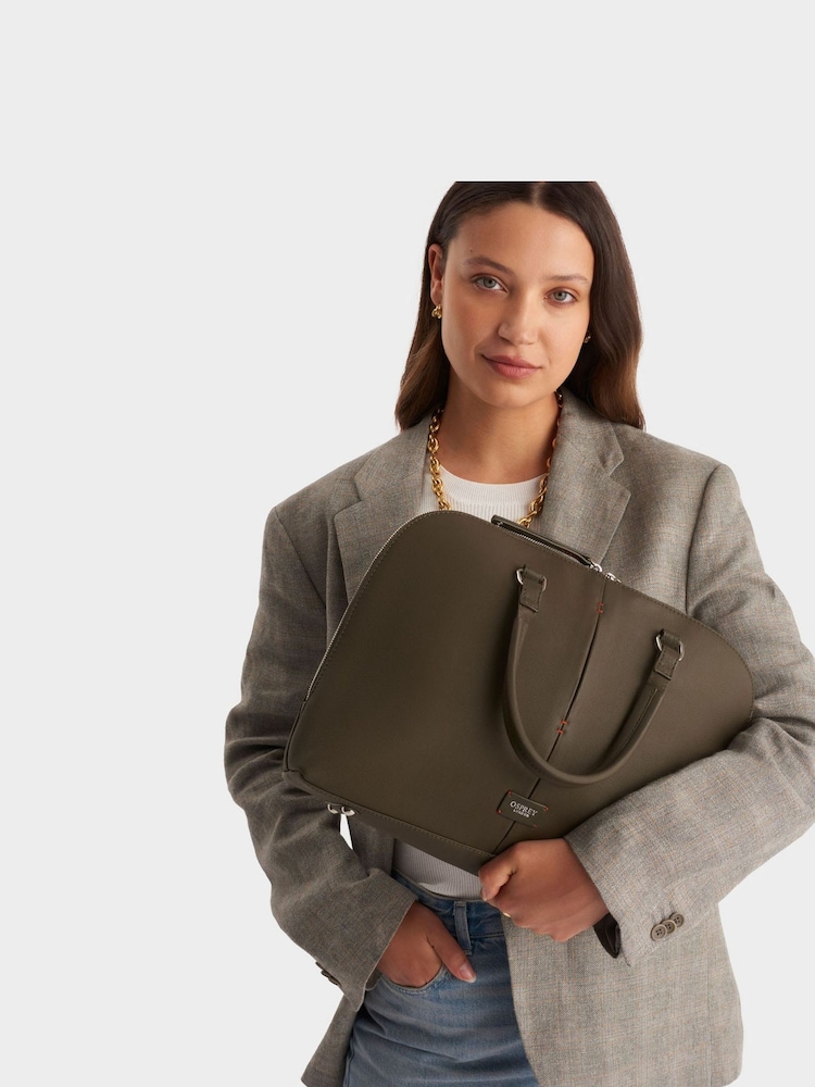 Osprey London The Soho Leather Laptop Bag - Image 8 of 8