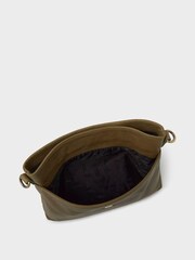 OSPREY LONDON Green The Runner Leather Crossbody Bag - Image 5 of 9
