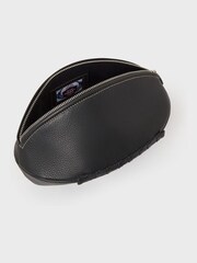 OSPREY LONDON The Rugger Leather Black Washbag - Image 3 of 4