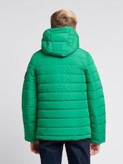 U.S. Polo Assn Green U.S. Polo Assn. Boys Lightweight Quilt Hooded Puffer Jacket - Image 3 of 10