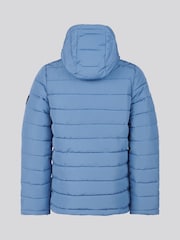 U.S. Polo Assn Blue U.S. Polo Assn. Boys Lightweight Quilt Hooded Puffer Jacket - Image 2 of 6