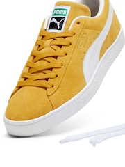 Puma Yellow Suede Classic Sneakers - Image 3 of 6