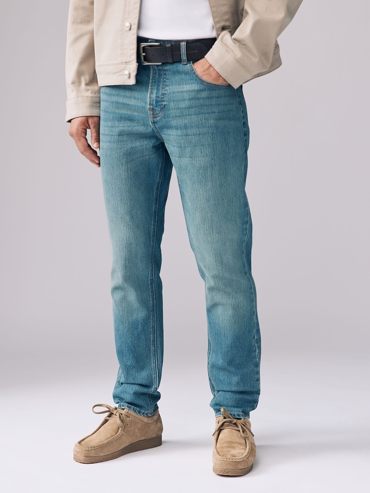 Denim Vintage Vintage Slim Jeans With Belt - Image 1 of 1