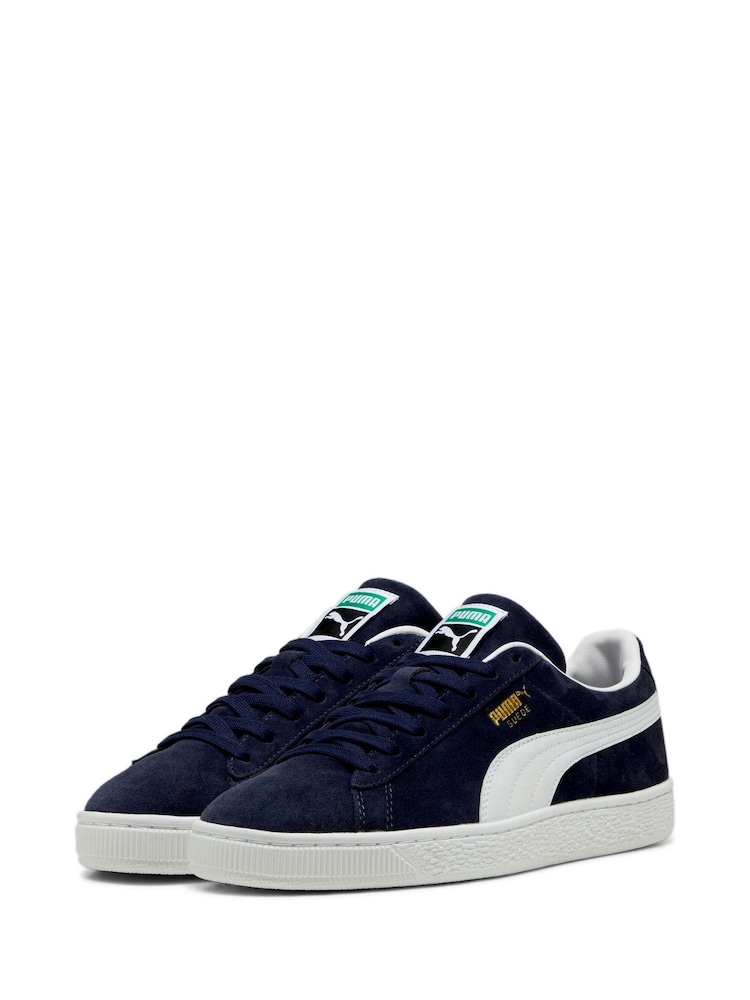 Puma Blue Unisex Suede Classic Sneakers - Image 3 of 6