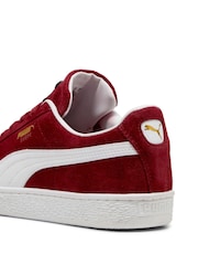 Puma Dark Red Suede Classic Sneakers - Image 6 of 6
