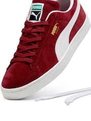 Puma Red crome Suede Classic Sneakers - Image 5 of 6