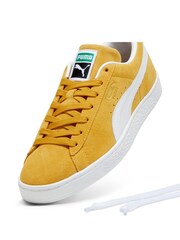Puma Yellow Suede Classic Sneakers - Image 5 of 6