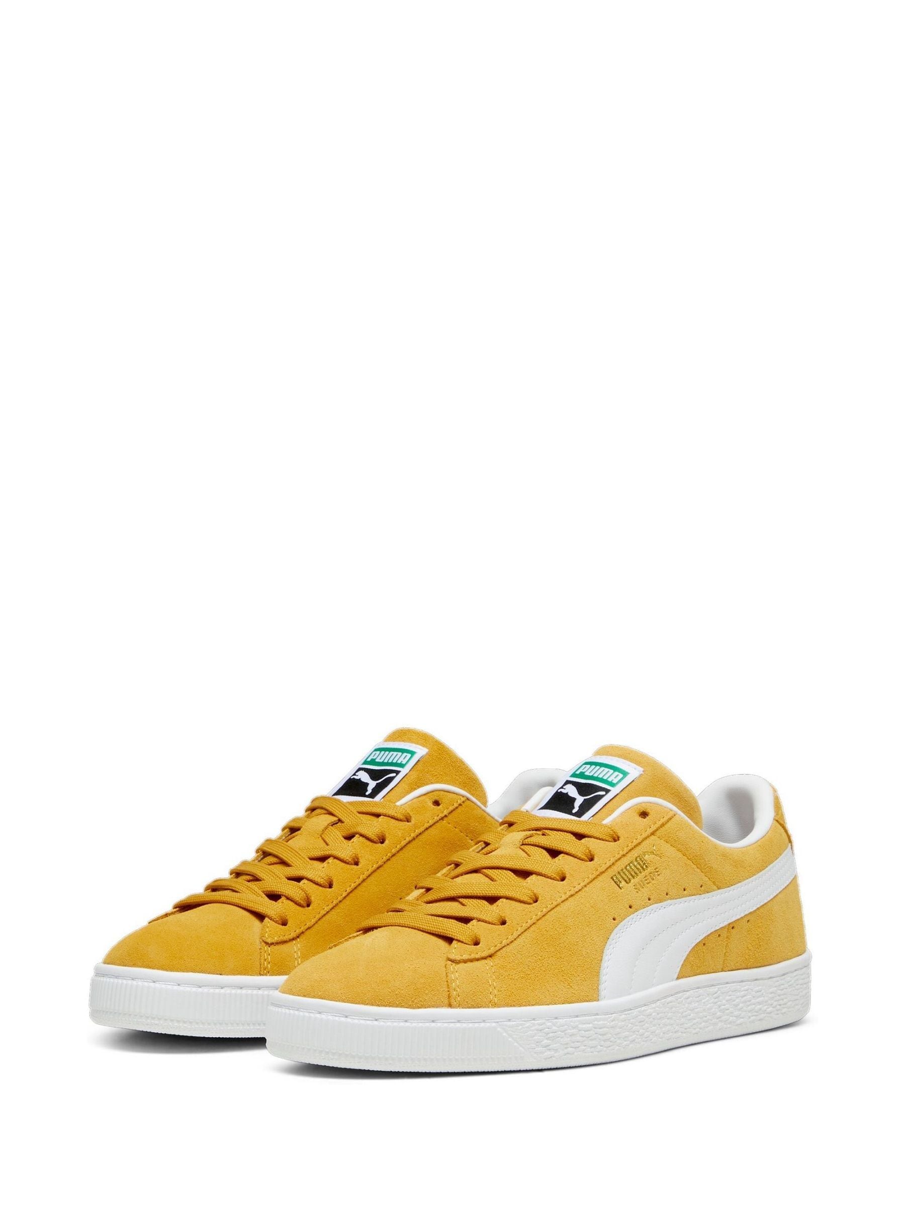 Buy Puma Yellow Unisex Suede Classic Sneakers from Next USA