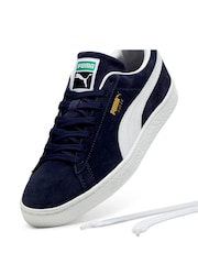 Puma Blue Unisex Suede Classic Sneakers - Image 5 of 6