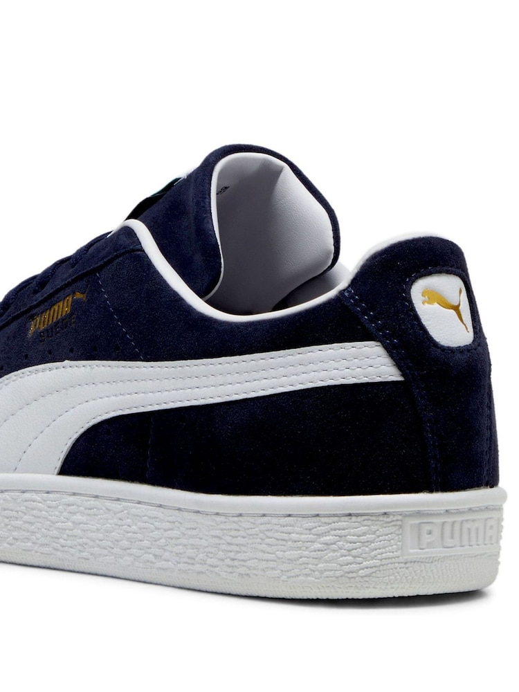 Puma Blue Suede Classic Sneakers - Image 2 of 3