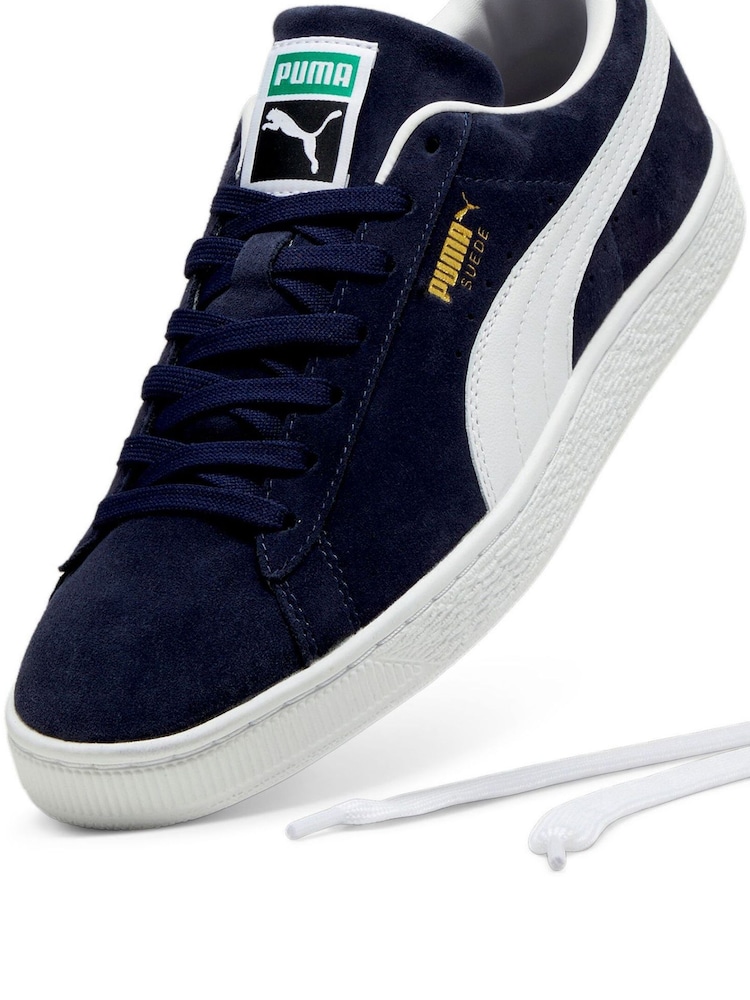 Puma Blue Suede Classic Sneakers - Image 3 of 3 Puma Blue Suede Classic Sneakers - Image 3 of 3