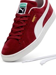 Puma Red Unisex Suede Classic Sneakers - Image 6 of 6