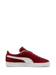 Puma Dark Red Suede Classic Sneakers - Image 1 of 6