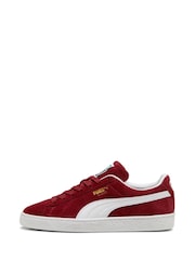 Puma Dark Red Suede Classic Sneakers - Image 2 of 6
