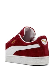 Puma Dark Red Suede Classic Sneakers - Image 6 of 6