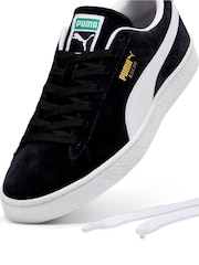 Puma Black Suede Classic Sneakers - Image 6 of 6