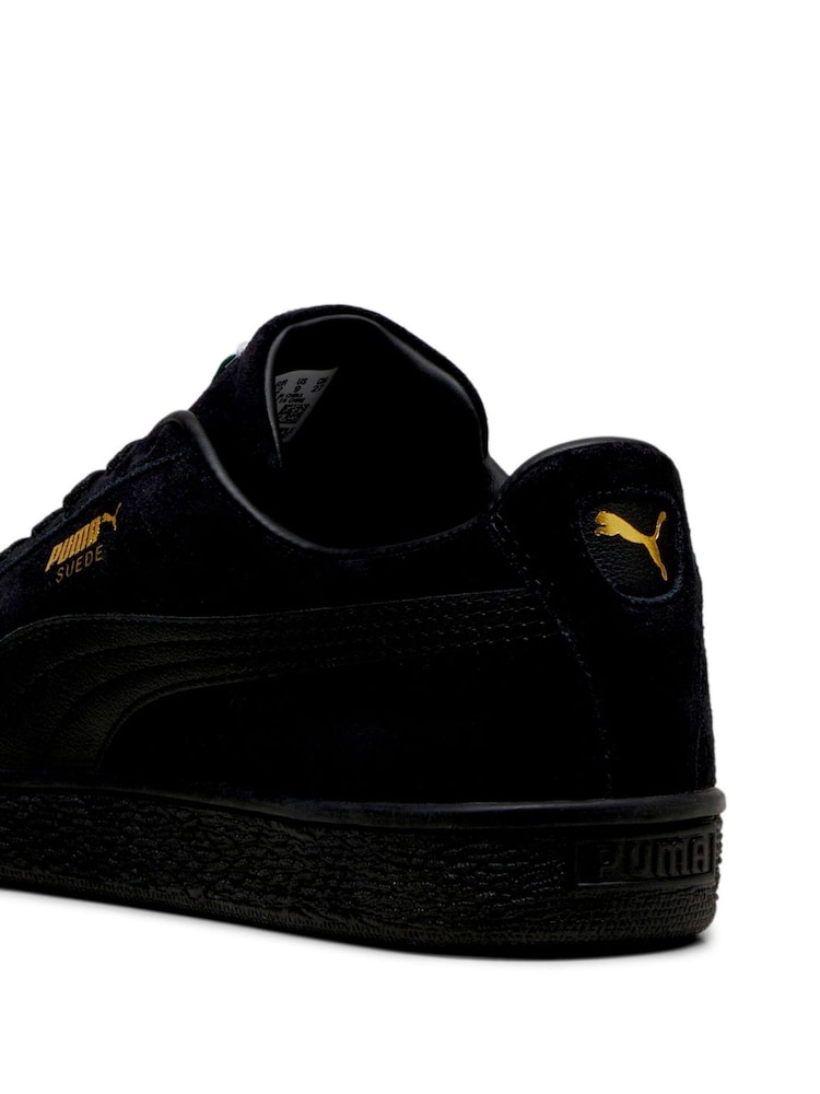 Puma Dark Black Suede Classic Sneakers - Image 6 of 6