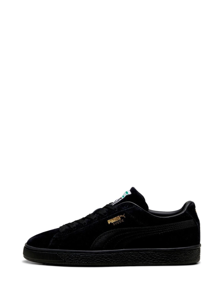 Puma Dark Black Unisex Suede Classic Sneakers - Image 2 of 6