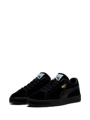 Puma Dark Black Unisex Suede Classic Sneakers - Image 3 of 6