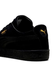 Puma Dark Black Unisex Suede Classic Sneakers - Image 6 of 6