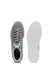 Puma Grey Suede Classic Sneakers - Image 4 of 6