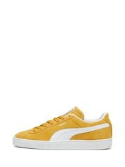 Puma Yellow Suede Classic Sneakers - Image 2 of 6