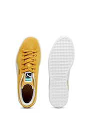 Puma Yellow Suede Classic Sneakers - Image 4 of 6