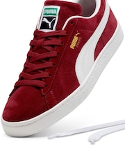 Puma Red Unisex Suede Classic Sneakers - Image 6 of 6