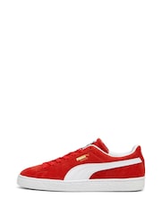 Красный- белый - Puma Unisex Suede Classic Sneakers - Image 1 of 6