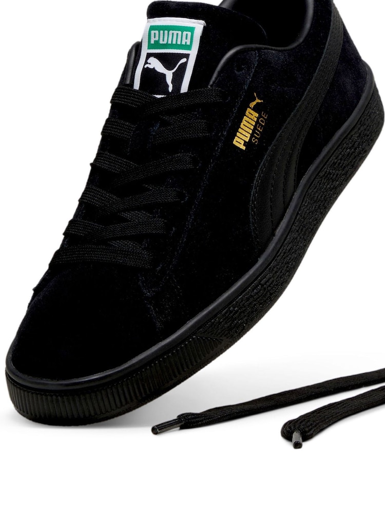 Puma Black Unisex Suede Classic Sneakers - Image 6 of 6