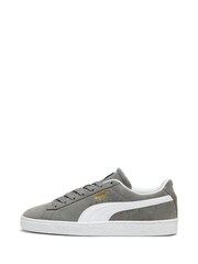 Puma Grey/White Suede Classic Sneakers - Image 2 of 6