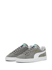 Puma Grey/White Suede Classic Sneakers - Image 3 of 6