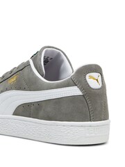 Puma Grey/White Suede Classic Sneakers - Image 6 of 6