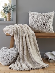 Catherine Lansfield pele sintética Wolf Blanket Throw - Imagem 3 de 4