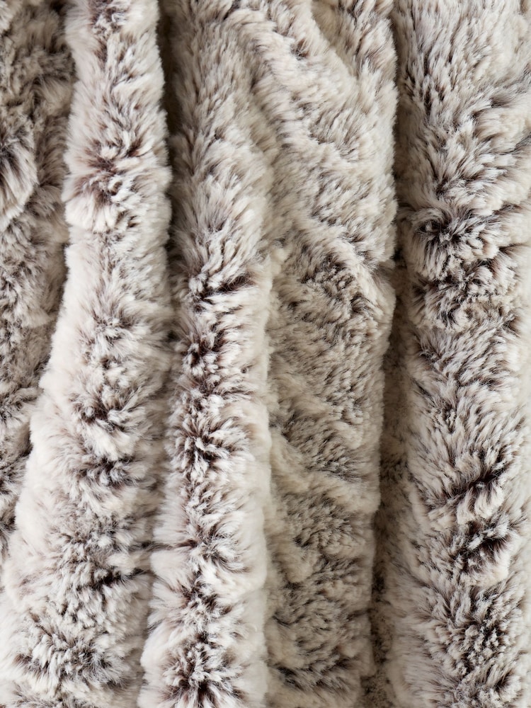 Catherine Lansfield pele sintética Wolf Blanket Throw - Imagem 4 de 4