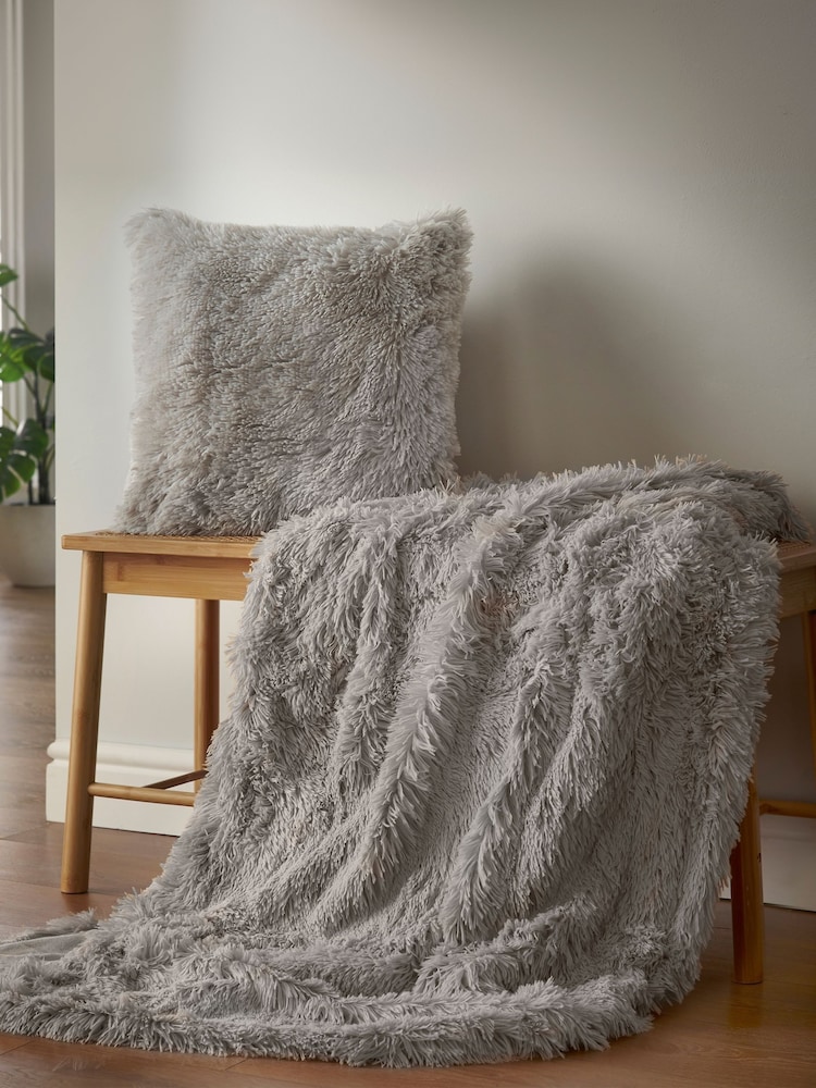 Catherine Lansfield So Soft Cuddly Deep Pile Faux Fur Throw - Imagem 2 de 5