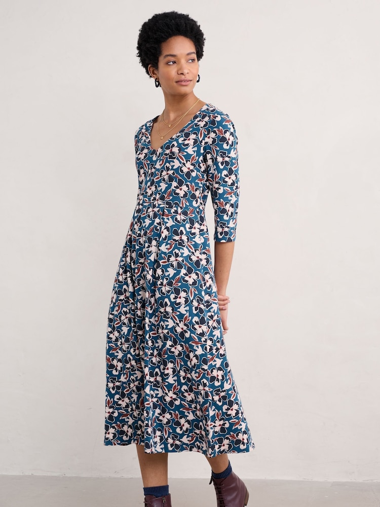 Seasalt Cornwall Blue Helena Dress - Image 1 of 5