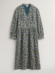 Seasalt Cornwall Teal Blue Rose Cottage Dress - Image 4 of 5