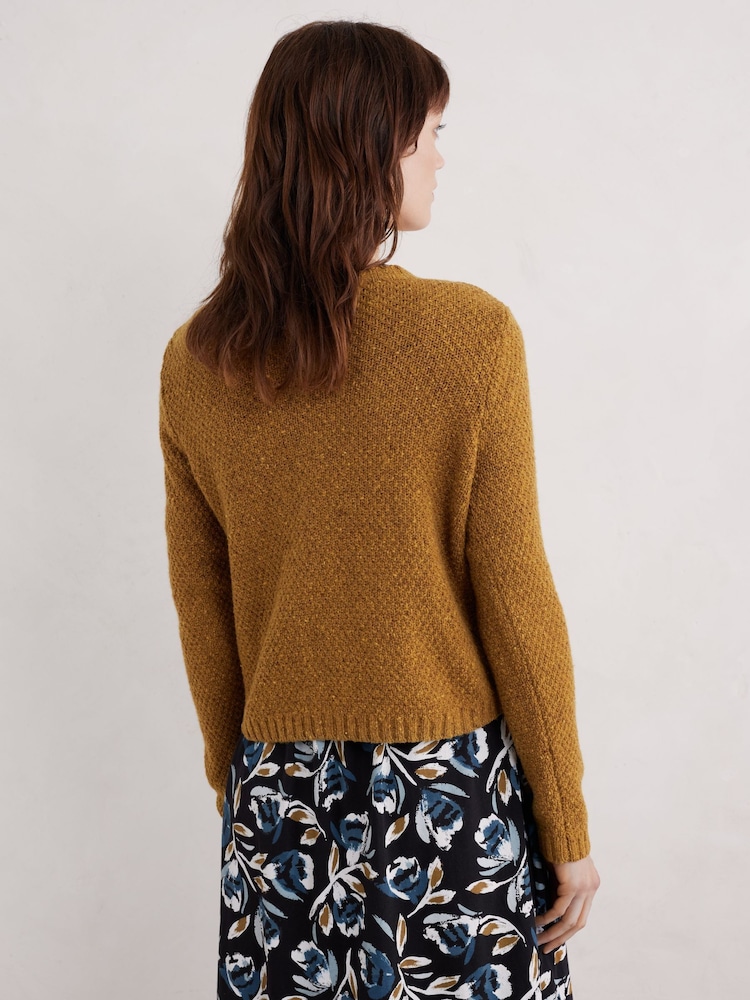 Seasalt Cornwall Yellow Tressa Cardigan - Image 2 of 5