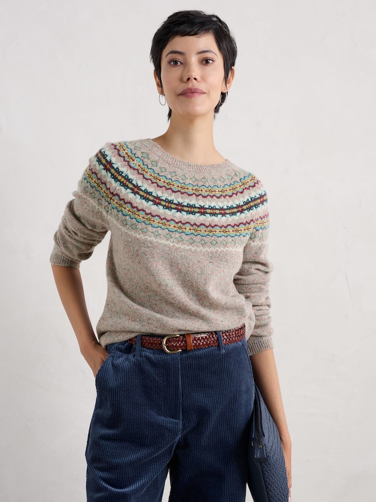 Seasalt Cornwall Brown Seasalt Cornwall Edge Jumper - Image 1 of 5 Seasalt Cornwall Brown Seasalt Cornwall Edge Jumper - Image 1 of 5