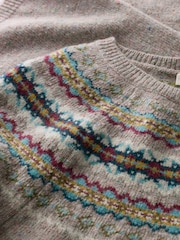 Seasalt Cornwall Brown Seasalt Cornwall Edge Jumper - Image 5 of 5