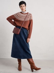 Seasalt Cornwall Brown Port Kinnis Jumper - Image 3 of 5