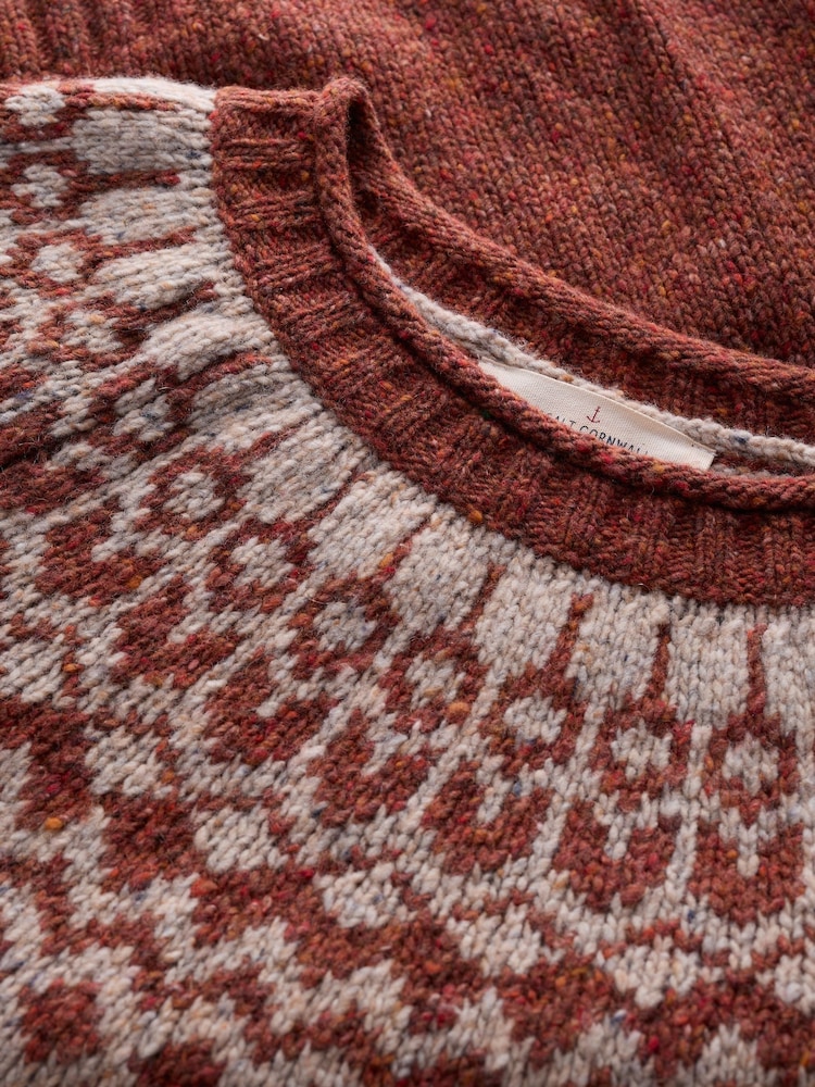 Seasalt Cornwall Brown Port Kinnis Jumper - Image 5 of 5
