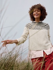 Seasalt Cornwall Natural Port Kinnis Jumper - Image 1 of 6