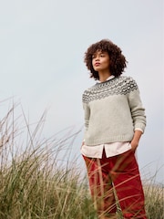 Seasalt Cornwall Natural Port Kinnis Jumper - Image 3 of 6