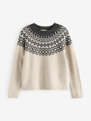 Seasalt Cornwall Natural Port Kinnis Jumper - Image 5 of 6