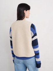 Seasalt Cornwall Natural Well Wisher Gilet - Image 2 of 5