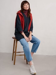 Seasalt Cornwall Blue 100% Cotton Calidris Tunic - Image 1 of 5
