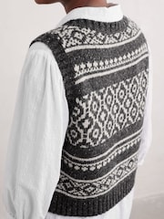 Seasalt Cornwall Black Castwork Vest - Image 3 of 5
