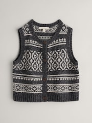 Seasalt Cornwall Black Castwork Vest - Image 4 of 5